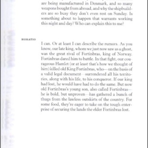 No Fear Shakespeare HAMLET By SPARK NOTES - Picture 5 of 9